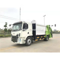 Dongfeng única ponte 14cbm caminhão de lixo de compressão